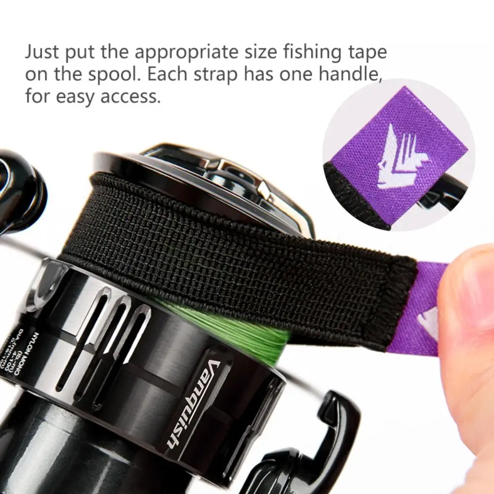 Spool Cover Fishing Spool Belt Pole Holder With Handle Spinning Reel Belt Thicken Flexible Spinning Protection Belt Fishing Tool