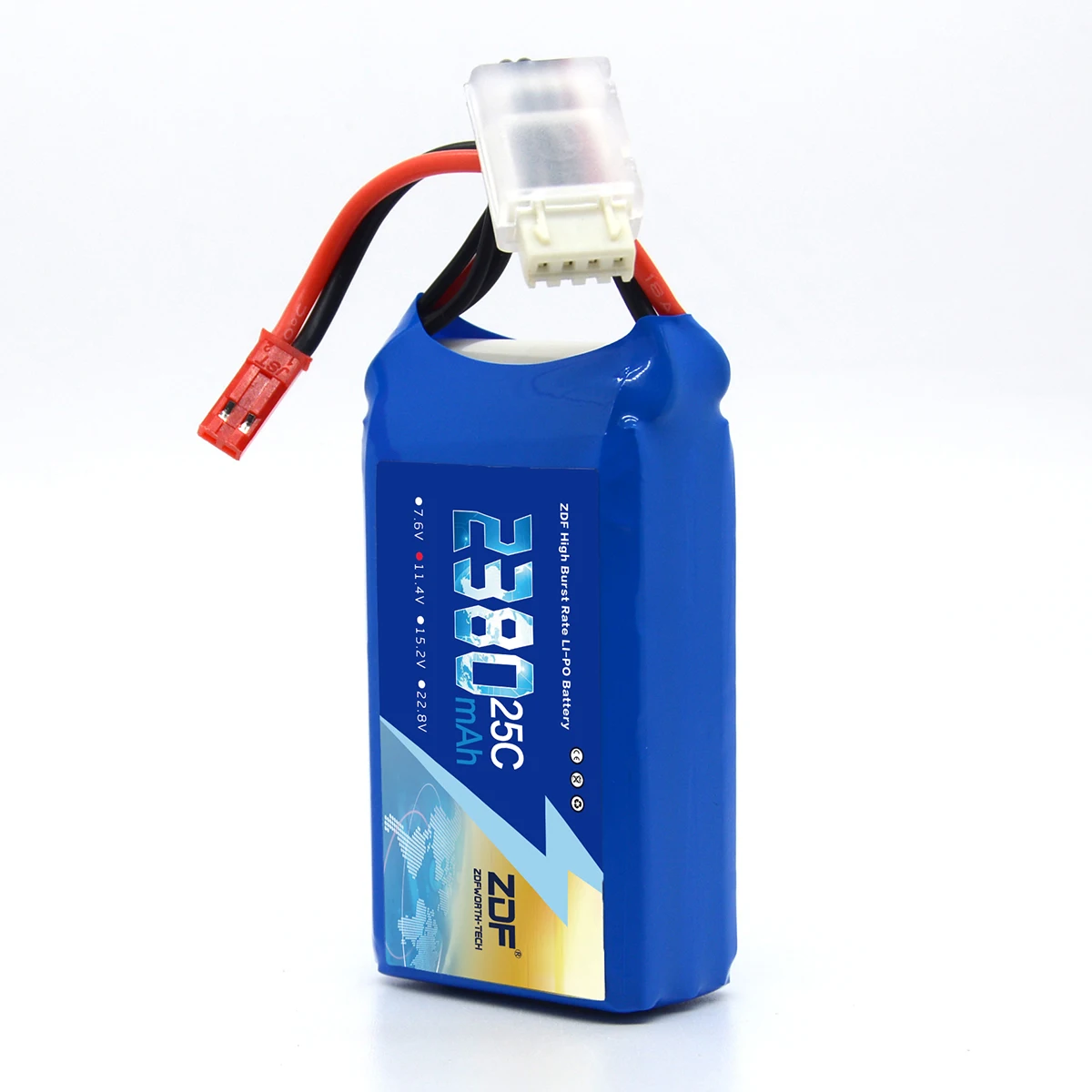 ZDF 2200mAh 2380mAh 25C 3S-11.4V 4S-15.2V 6S-22.8V haute densité LiHv Lipo batterie pour hélicoptère RC bateau voitures FPV Drone pièces