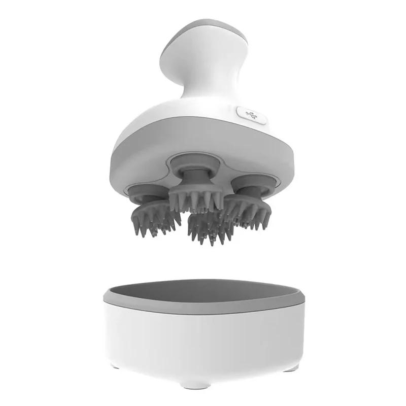 

Электрическая вибрационная силиконовая щетка-массажер для кожи головы STLFElectronic