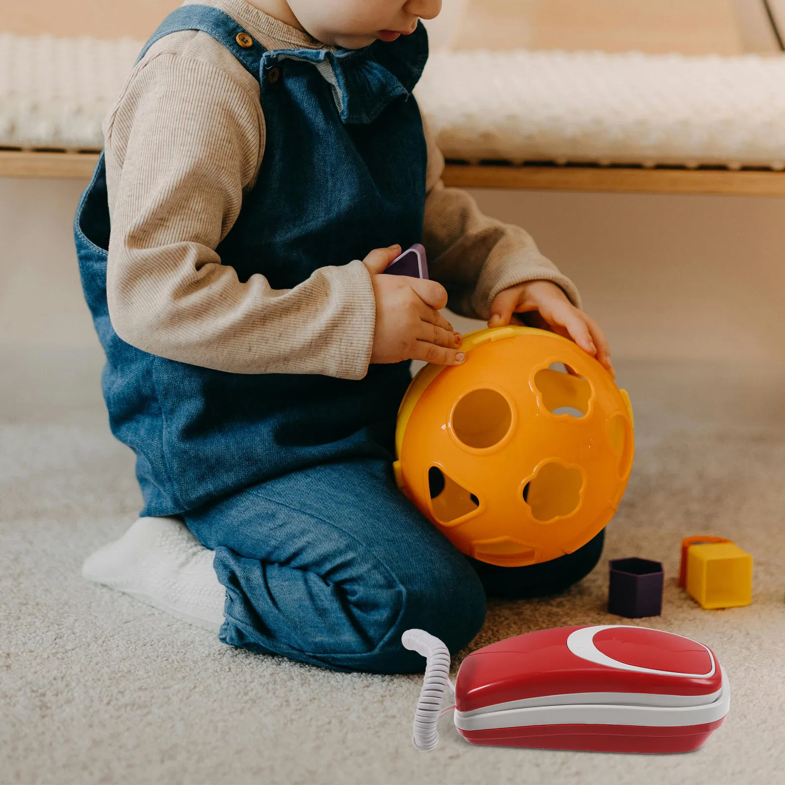 Pretend Kids Educational Plaything Simulated Telephone Interactive Baby Practical Phone Educational