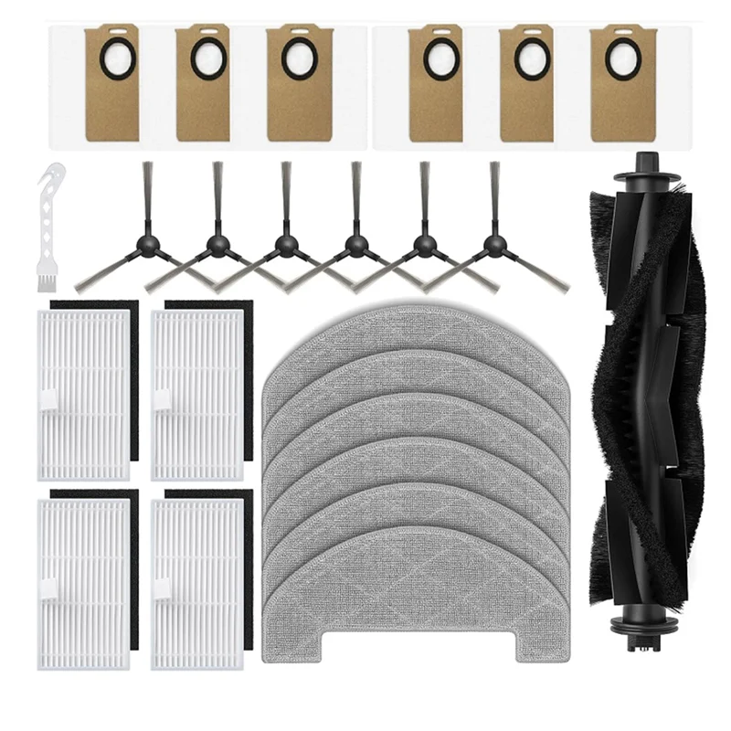 Для робота-пылесоса MONSGA MS1 MAX, основная боковая щетка, фильтр Hepa, швабра, мешок для пыли, аксессуары-A77G
