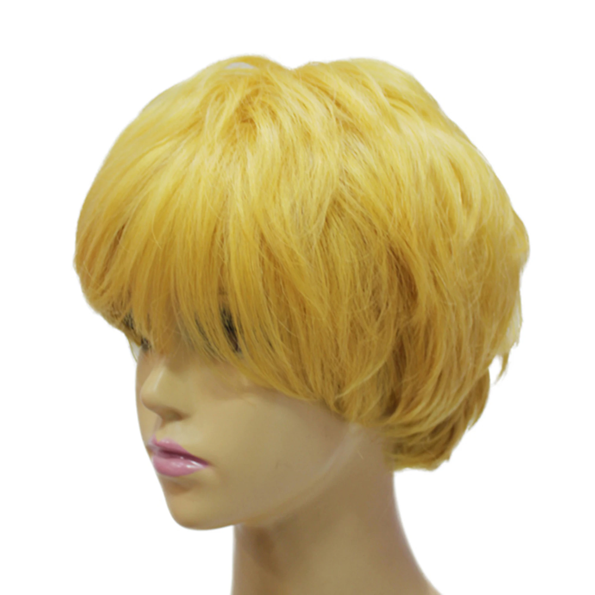 Light Brown Short Pixie Cut Wig for Women – 8 Inch Straight Synthetic Hair Capless Wig, Natural Looking wigs