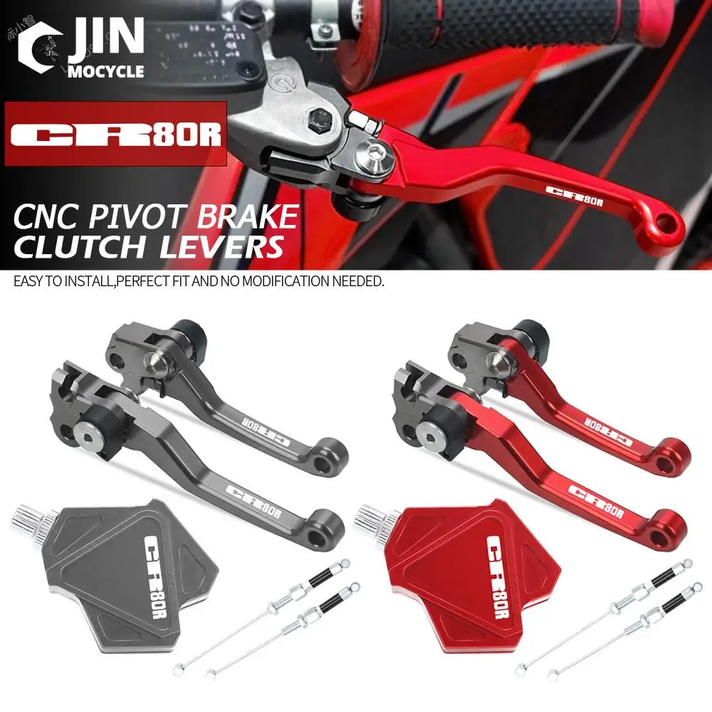 

For HONDA CR80R 1998-2007 2006 2005 Motorcross Accessories CNC Stunt Clutch Lever Easy Pull Cable System Brake Clutch Levers