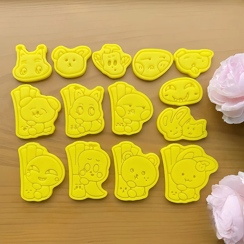 NCT DR-Molde para hornear galletas, Material coreano Sle PLA, imán para patillas, piedra, Material plástico, herramientas de cocina para hornear, equipo DIY