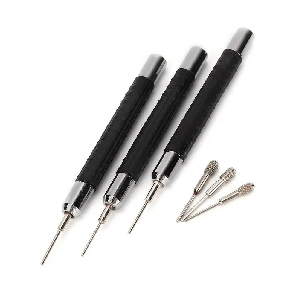 3Pcs Practical Alloy Watch Band Link Remover Strap Link Design 3 Needles Watch Repair Tool Adjustable Link Pin Punch Watchmaker