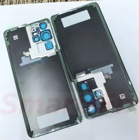 OEM Replacement Back Cover Case for SM-S21 Ultra S21U S21ULTRA 5G Backcover Back Glass Housing+Camera Lens Adhesive Battery Door