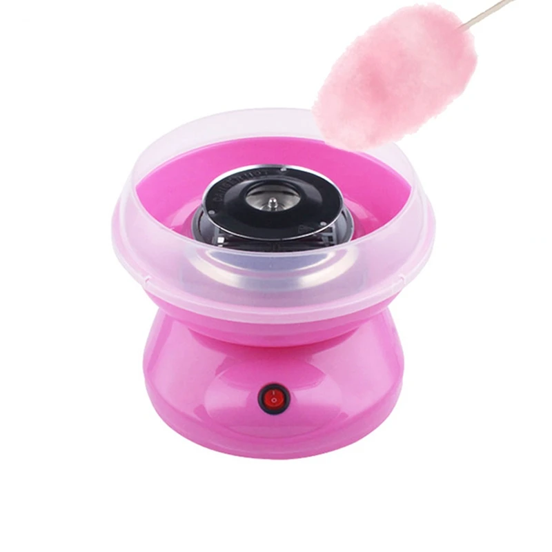 Electric DIY Sweet Cotton Candy Maker Mini Portable Cotton Sugar Fairy Floss Marshmallow Machine For Kids EU Plug