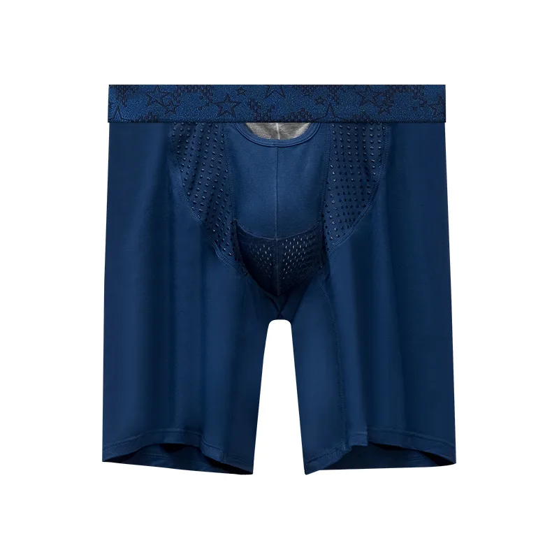 Hommes Boxer Shorts sous-vêtement modal homme respirant magnétique maille poche culotte balle séparation pénis caleçon grande taille L-6XL