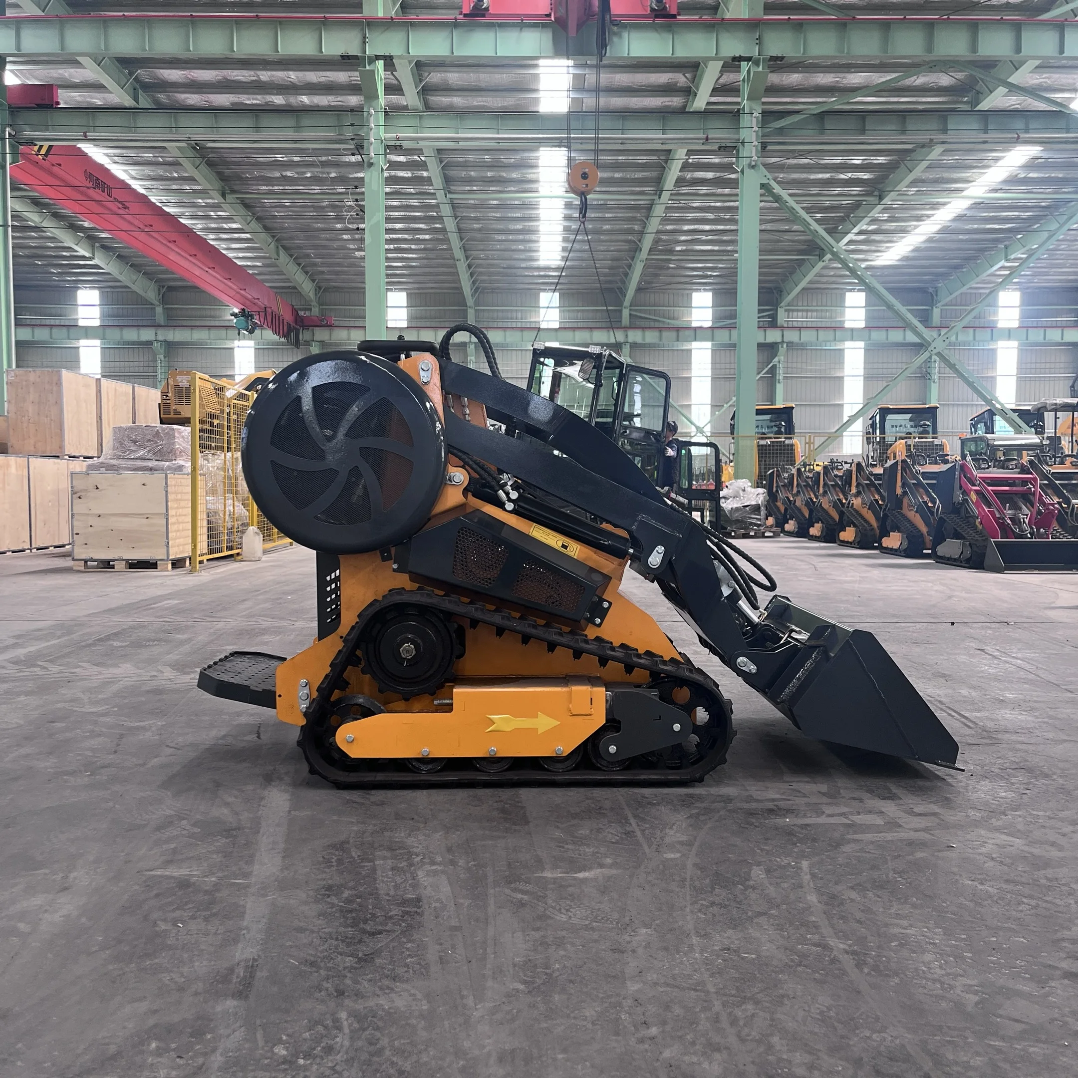 جرافة انزلاقية جديدة - شحن مجاني، حار بيع! تمت الموافقة على EPA وCE، مثالية للنباتات الصناعية والزراعة #3