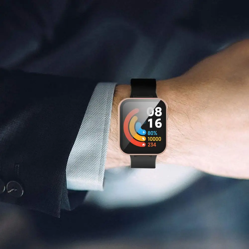 High-quality  Watch Case Smooth Smart Watch Shell with Screen Film Wear-resistant Durable Watch Protective Case