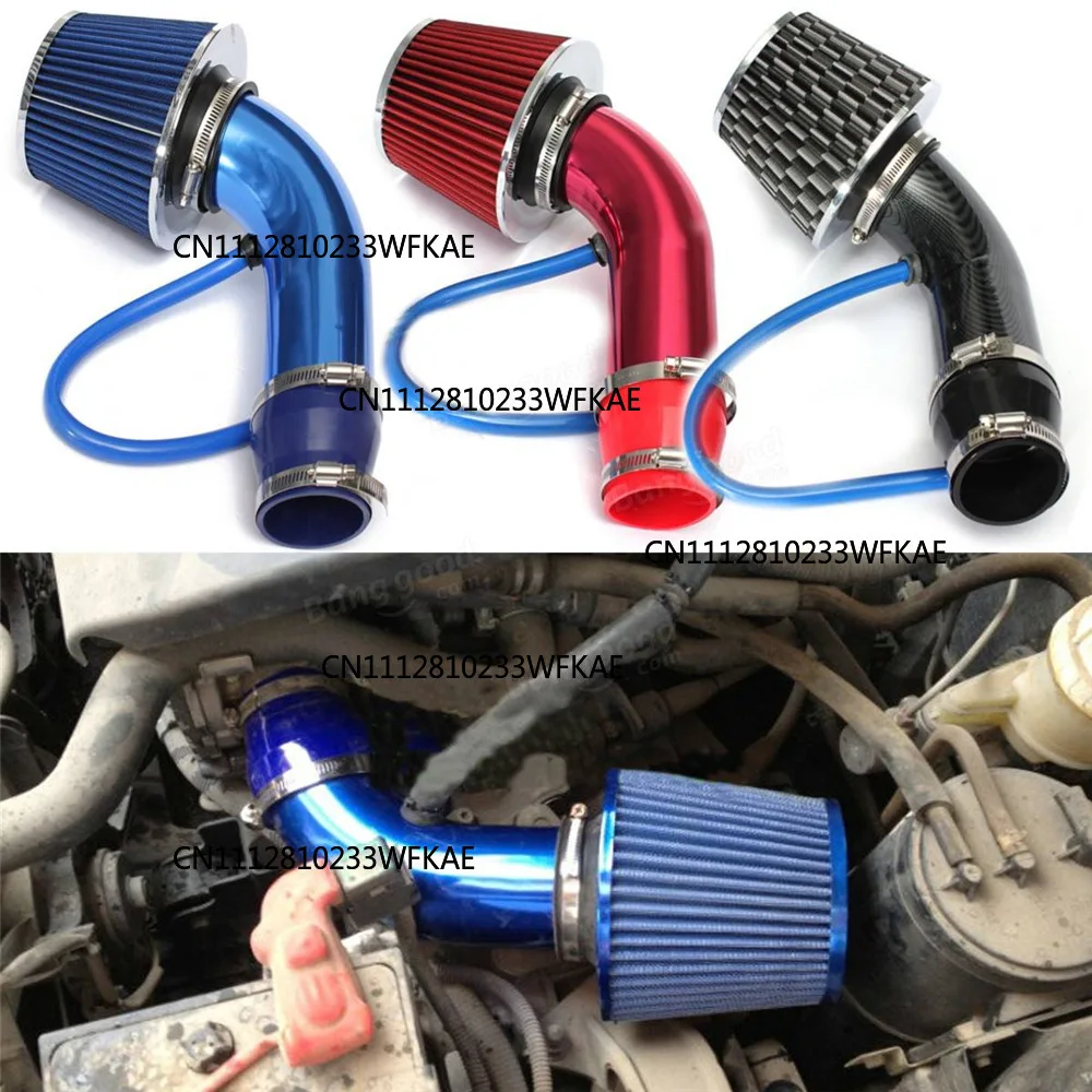 Automobile Modified Intake Aluminum Tube Kit Air Filter Assembly 76MM 3 'Universal Modified Mushroom Head Filter Air Filter