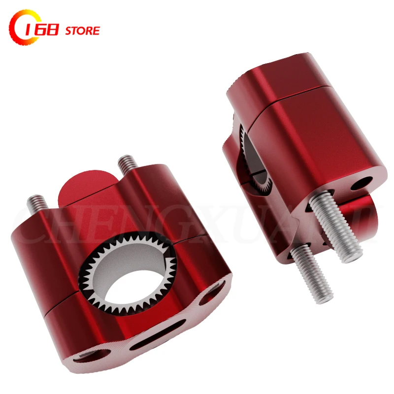 CNC Billet Handlebar Clamp Fat Bar Risers Mount Clamp Adaptor 22 28mm for Pit Dirt Bike Racing Motorcycle Enduro Supermoto MXATV