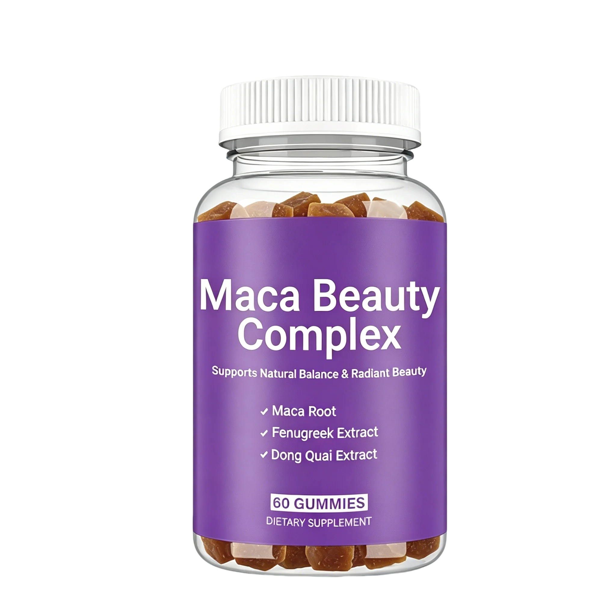 

Black Maca Supplement - Natural Nergizer, Improve Performance, Energy, Endurance Muscle Mass Improve, Balance Hormones 60 Gummies