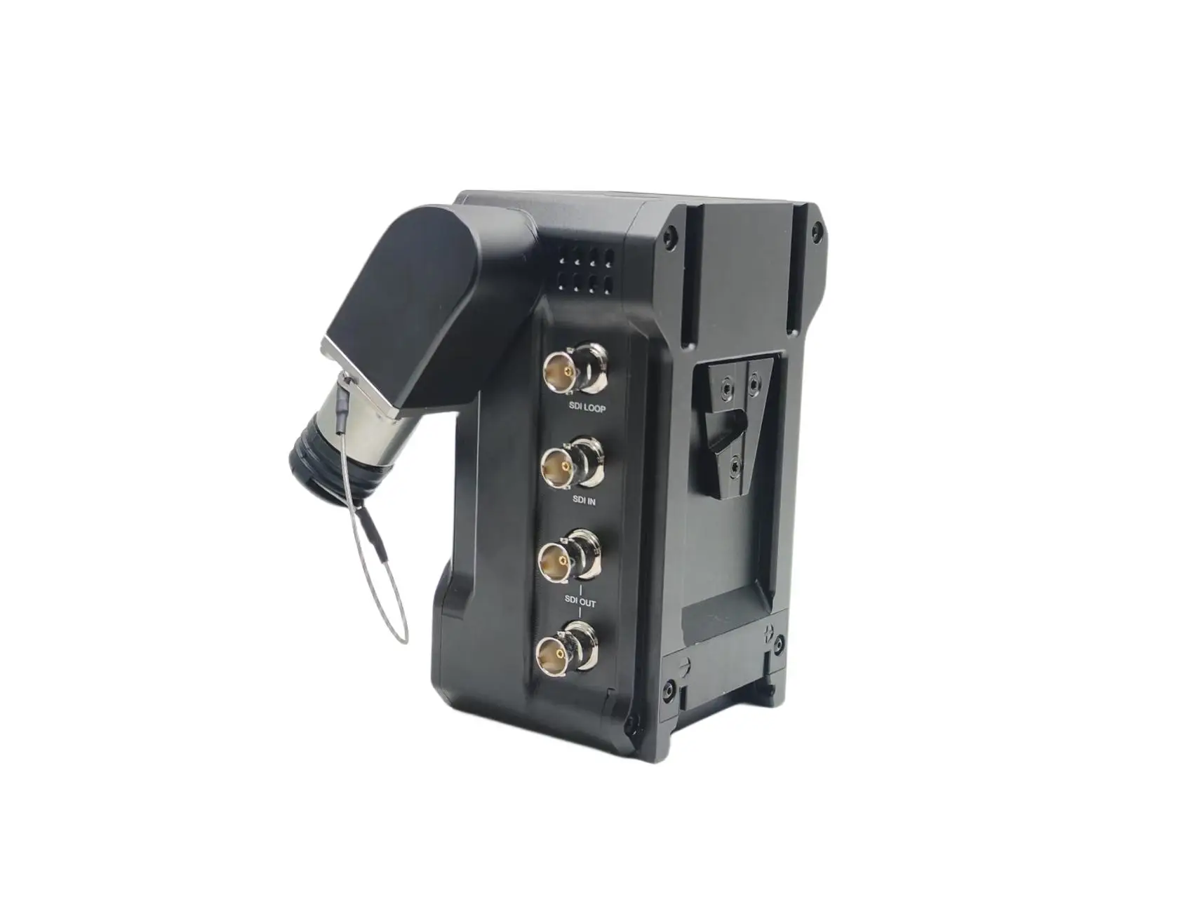 Broadcast Quality 12G/4K/3G/HD-SDI Video and PGM to Optical Fiber Converter Extender Over SMPTE 500M
