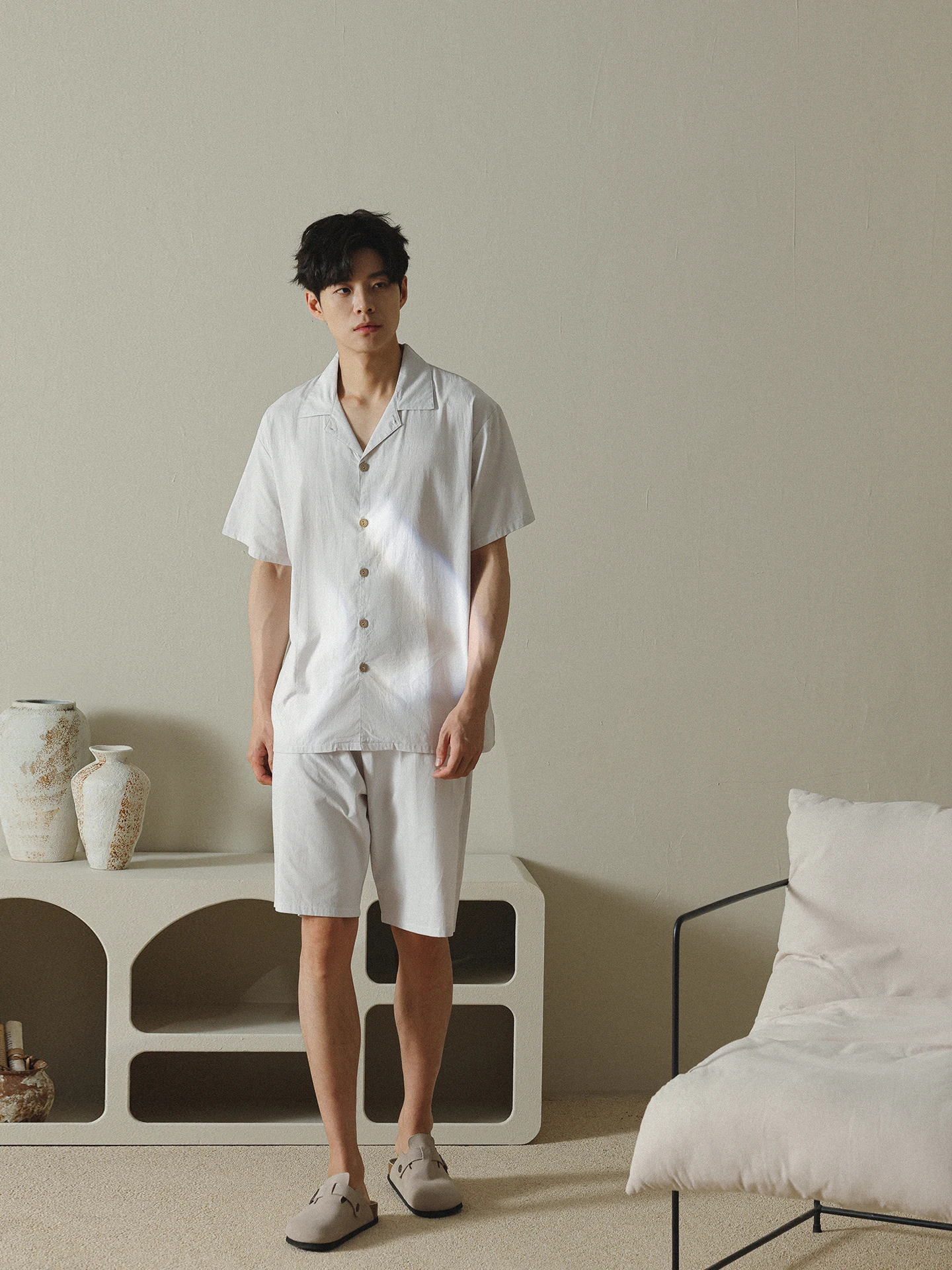 pure-cotton-summer-sleepwear-for-boys-loose-fit-short-sleeve-shorts-home-clothes-youth-comfortable-breathable-cotton-pyjamas