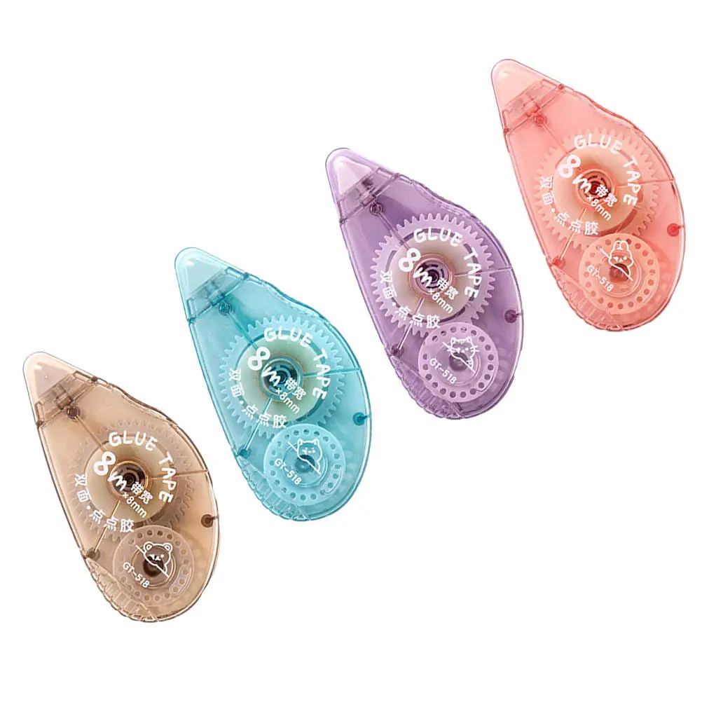 4 pcs 6 pcs Correction Tape White School Supplies Office Portable Halloween Christmas New Year Color Correction Tape Instant