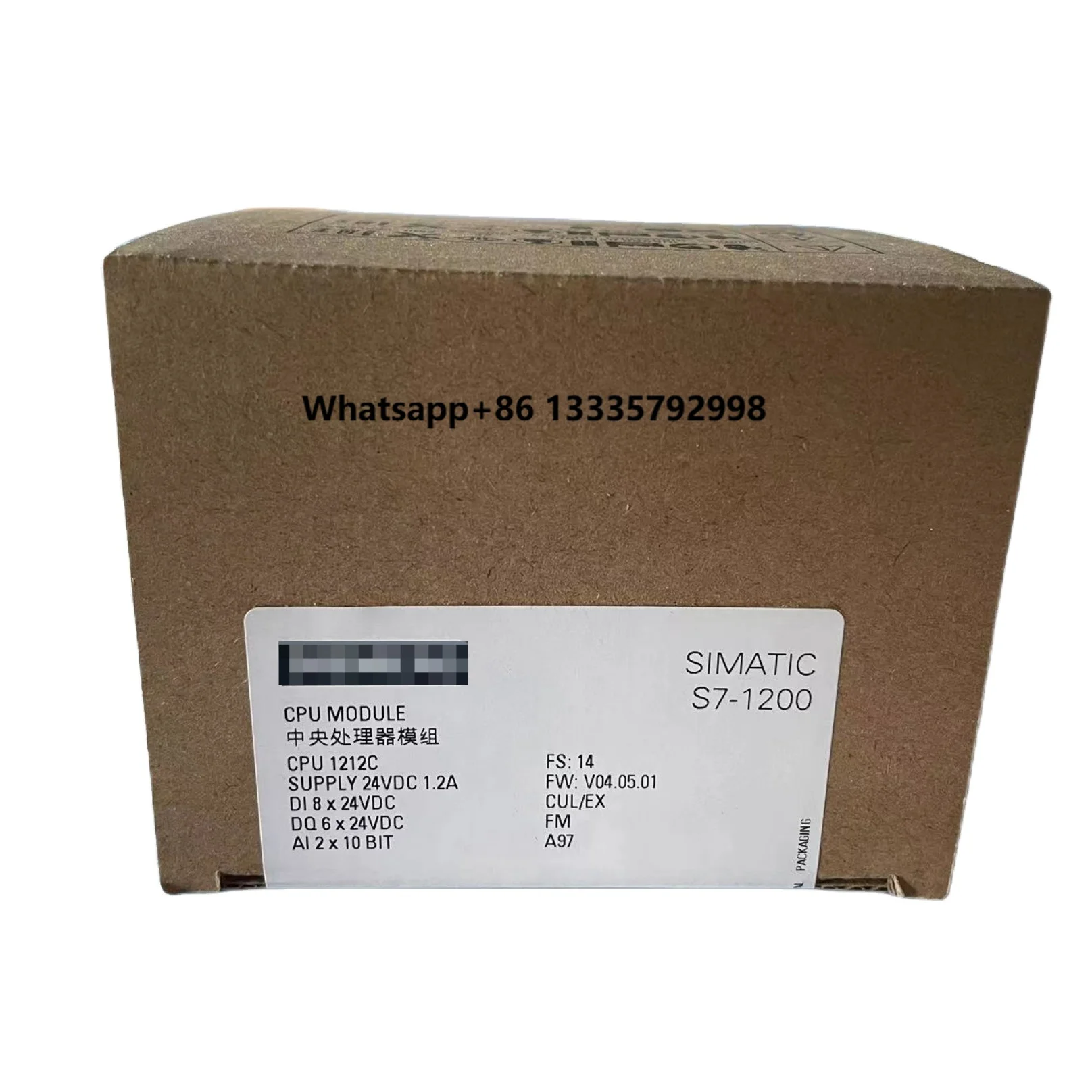 

Siemens SIMATIC S7 300 PLC Central Processing Unit Module CPU 315 2PN/DP 6ES7315-2EH14-0AB0 for S7-300 Systems