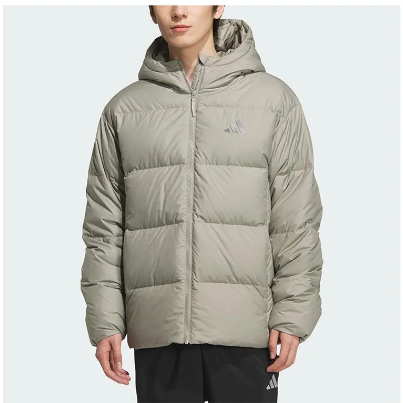 Adidas Men's Outdoor Hooded Daily Sports Down Jacket KC2479