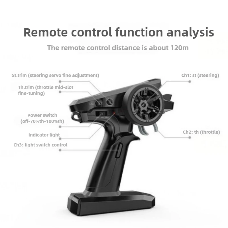 Игрушечный автомобиль Kawaii, забавный подарок, 80 км/ч, высокоскоростной 4WD радиоуправляемый грузовик, 1:10, бесщеточные внедорожные радиоуправляемые автомобили, супер монстр-трак 48 см, игрушки для мальчиков