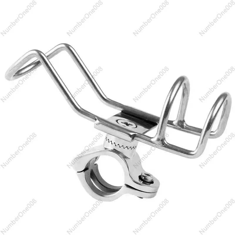 316 Marine Grade Steel fishing rod rack holder pole bracket support clamp on rail mount 25or 32mm boat Accessories