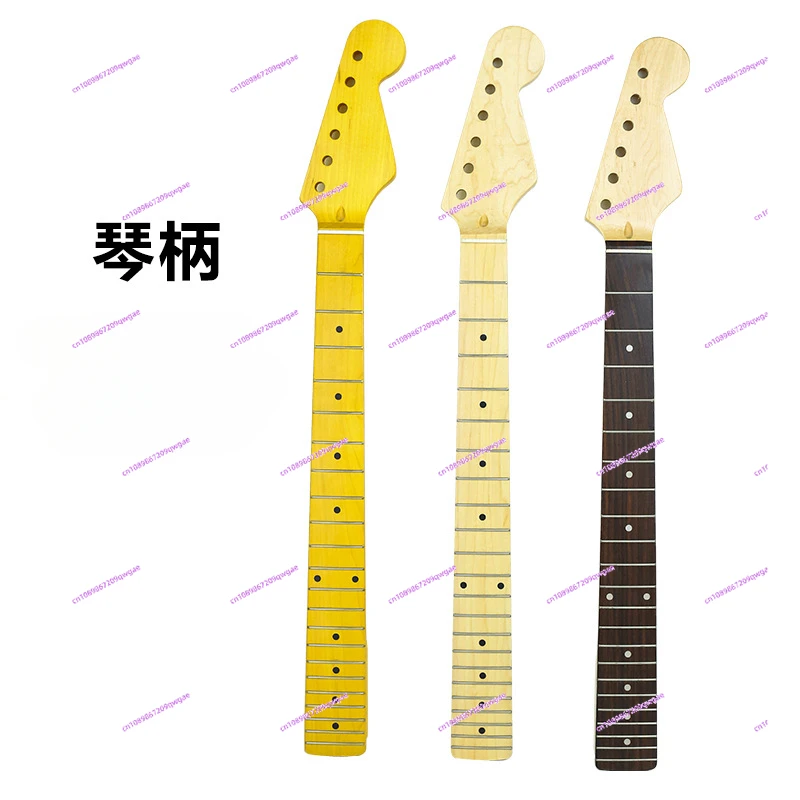 Electric Guitar Neck ST Type Electric Guitar Neck in Natural Wood Color