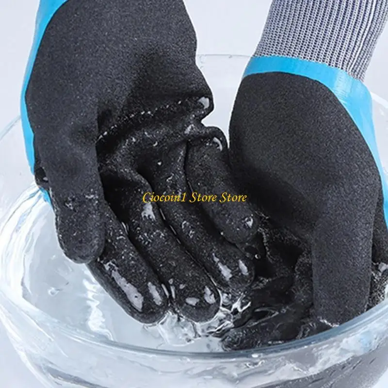 

A3PC рабочие перчатки для мужчин и женщин с двойным латексным покрытием, перчатки для замораживания, дышащие перчатки, перчатки,