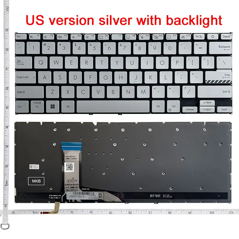 NEW US Backlit Laptop Keyboard For Asus VivoBook 14 14Pro X1402 X1402Z X1402ZA X1403 X1403Z X1403ZA M1402 D1402