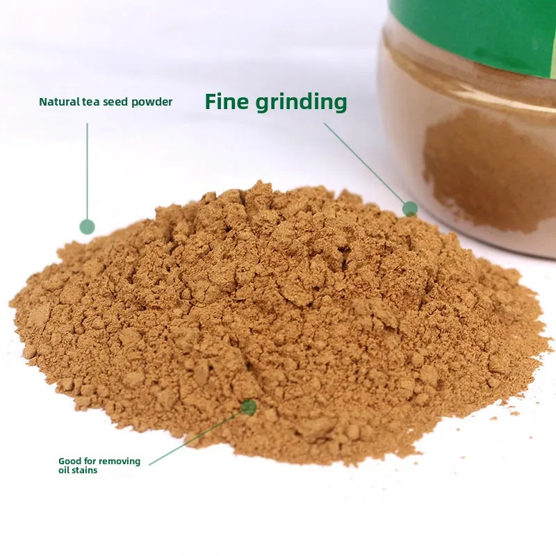 Natural Shampoos 400g Pure Tea Seed Powder Tea Bran Tea Seed Cake Mushroom Residue Ideal for Hair Washing and Dishwashing