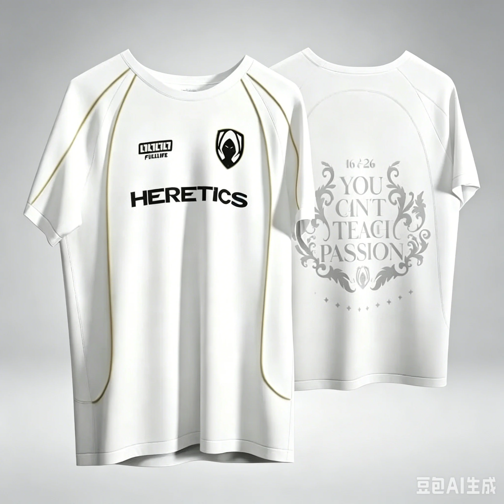 New 2026 Uniform Team Heretics Jersey Men's Fashion Esports Club Fans T-shirt LOL LEC Game Tees Streetwear  Tops Tees