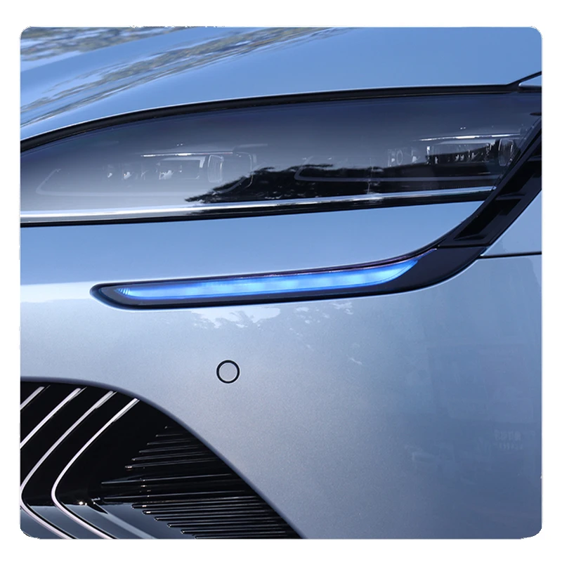 For BYD Seal 2023 2024 Daytime running light color changing film ice blue headlight film Decorative stickers Exterior