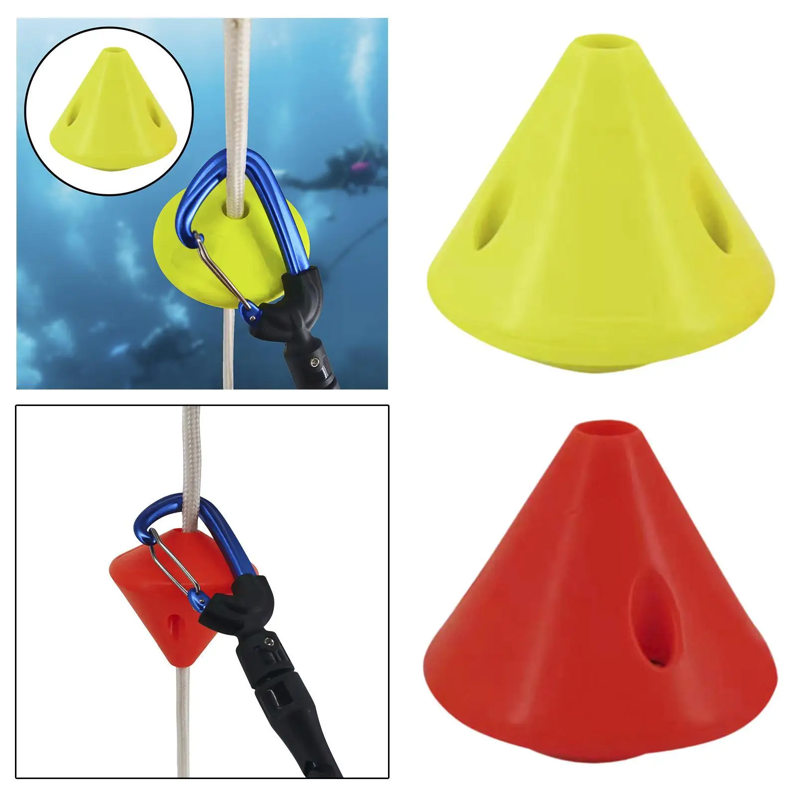 

Фиксатор ремешка для фридайвинга, заглушка для веревки для фридайвинга, устойчивый к ржавчине, компактный портативный, держатель, устройство для дайвинга, взрослых, плавания