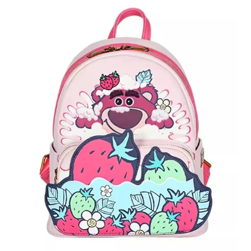 Mochila de cuero de Alien Toy Story 3 para niñas, mochila de moda de alta calidad, Stitch, Mickey, regalos de cumpleaños para damas