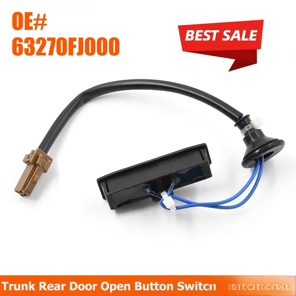 

For Subaru Forester Legacy Outback Impreza WRX STi Tribeca Rear Tailgate Trunk Lift Gate Open Switch Lid Lock Button 63270FJ000