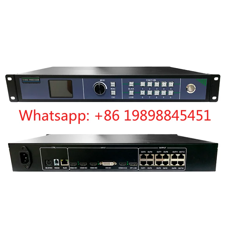 Sysolution S60S 4K LED Processor 12 Ports 7.8M Pixels Video Wall Controller