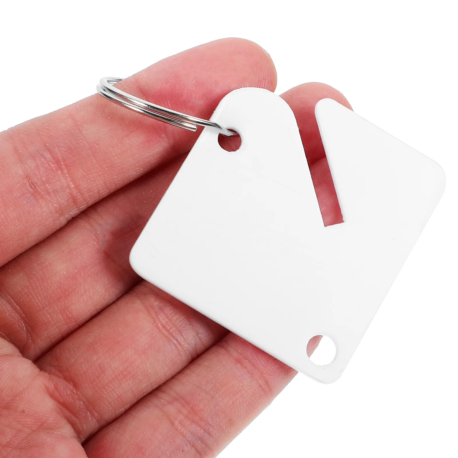 

60 set Acrylic Key Tags Blank Key Ring Labels For Luggage Lockers Hotel Rooms Suitcases Parking Gym Safe Accessories