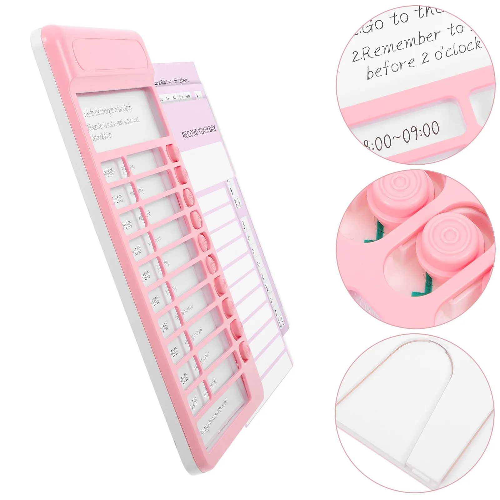 

1Set Portable Chore Chart for Kids Self-Discipline Tracker Reusable Daily Schedule Planner Home Behavior Incentive Board