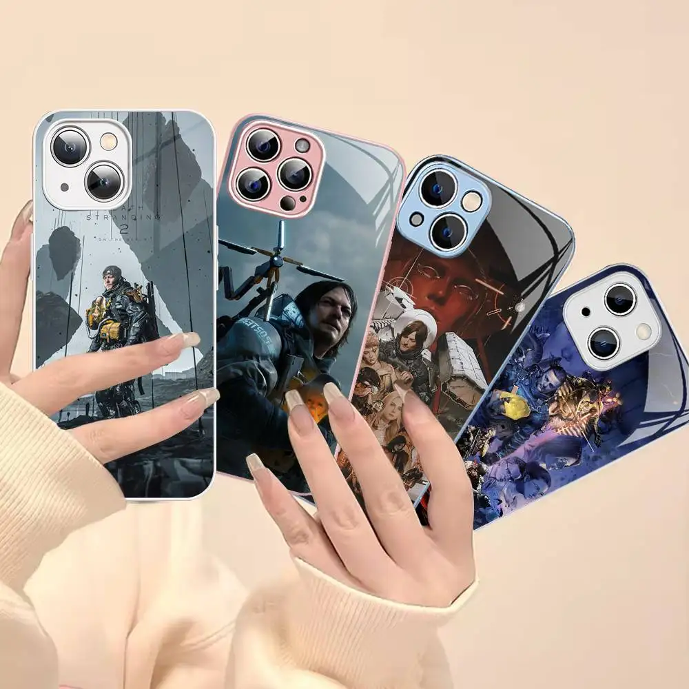 

Popular Adventure Game D-Death S-Stranding For IPhone 14 13 12 Mini 11 Pro XS Max X XR 14 Plus Tempered Glass Cover