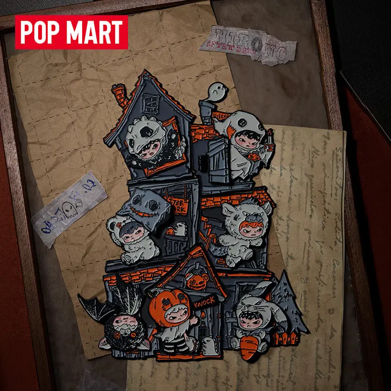 POPMART Hirono AFTER DARK Series Fridge Magnet Genuine Blind Box Toys Mystery Box Doll Guess Bag Cute Anime Action Figure Gifts
