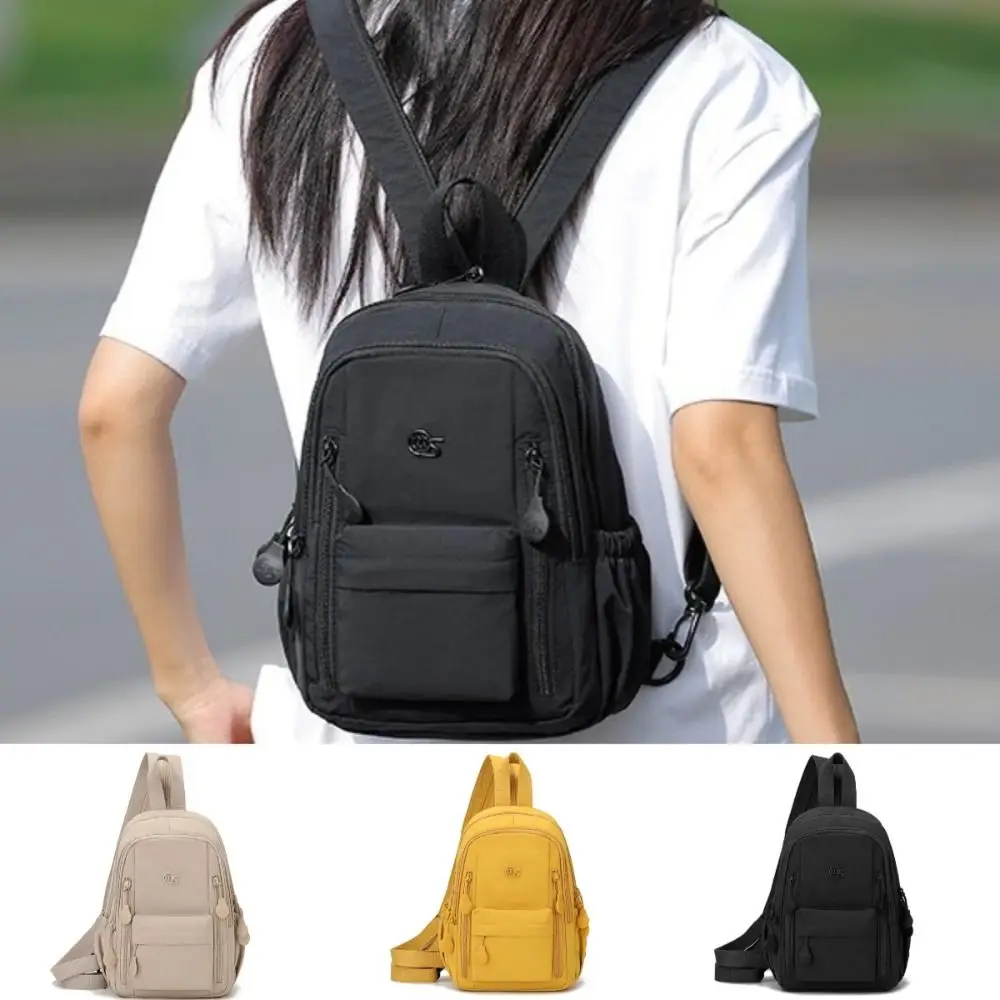 

New Dual-use Shoulder Bag Long Strap All-match Small Backpack Multi-pocket Advanced Sense Crossbody Bag For Girls Woman