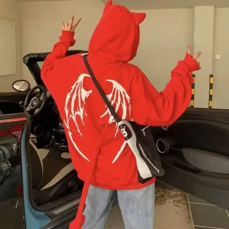 سترة بغطاء للرأس بسحاب فضفاضة على طراز الشارع بأكمام طويلة للجنسين ملابس خارجية غير رسمية للمراهقين والرجال ملابس خروج عصرية رائجة البيع #2