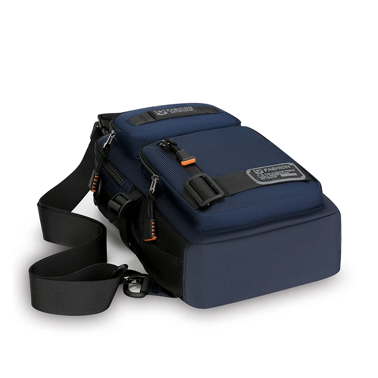 Neutral Functional Fashionable Crossbody Bag - Chest Bag, Single Shoulder, Adjustable Shoulder Strap, Perfect for Travel and Dai