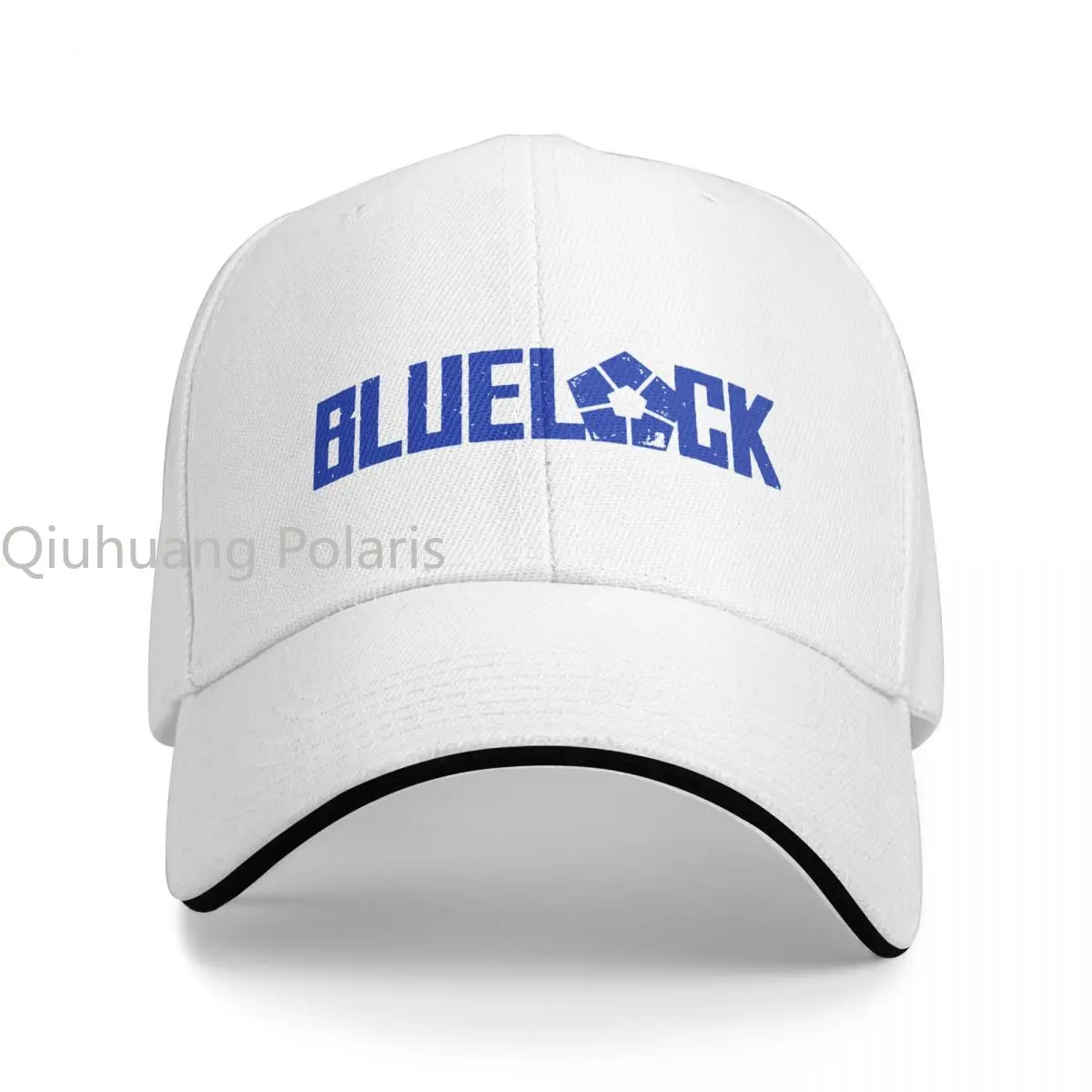 

Blue Lock Logo Baseball Cap Vintage Japanese Anime Sandwich Hat Unisex Style Polyester Dad Hat Workouts