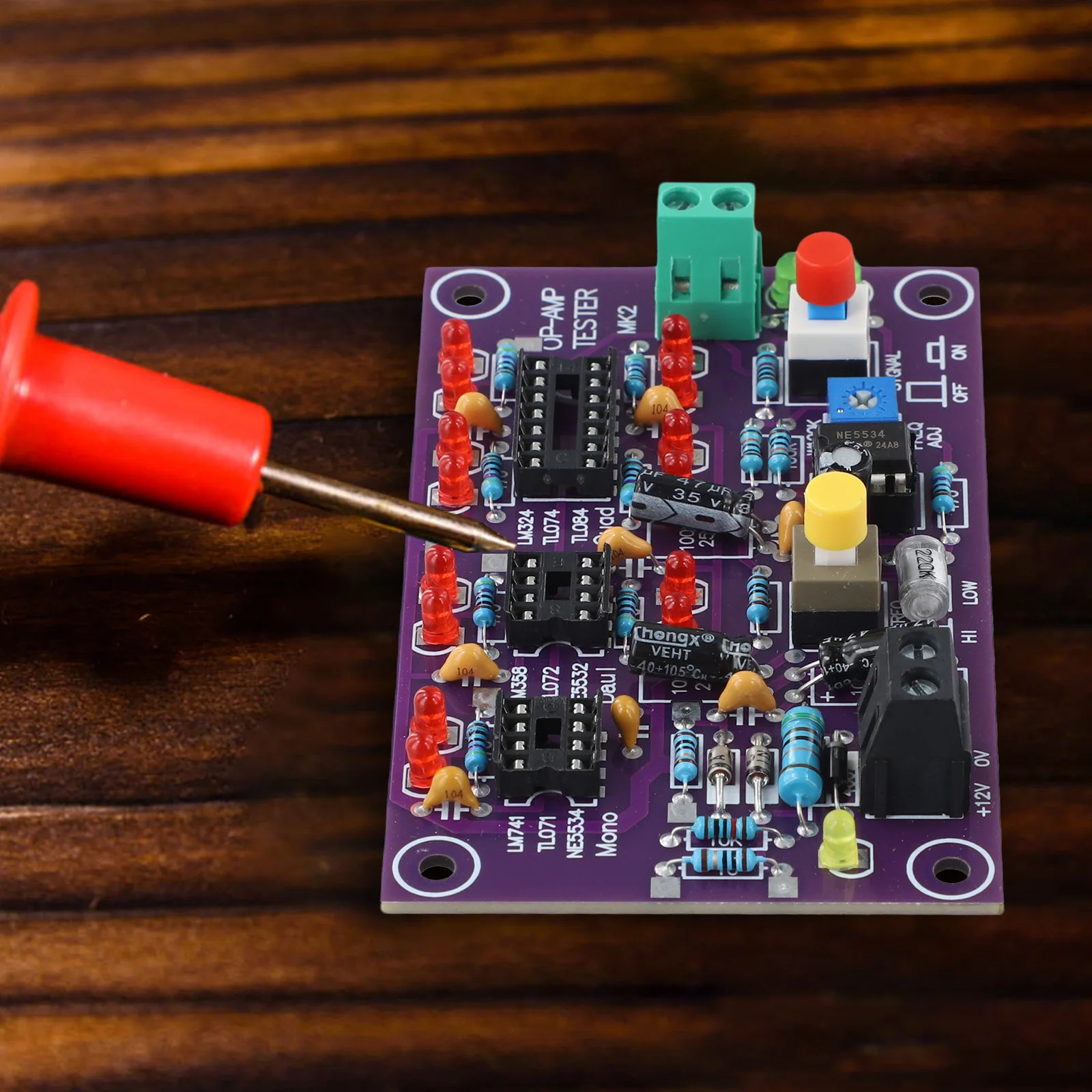 Op Amp Tester Current Greater Than 100mA Op Amp Test Board Amplification Capability Evaluation Dual Op Amp Testing