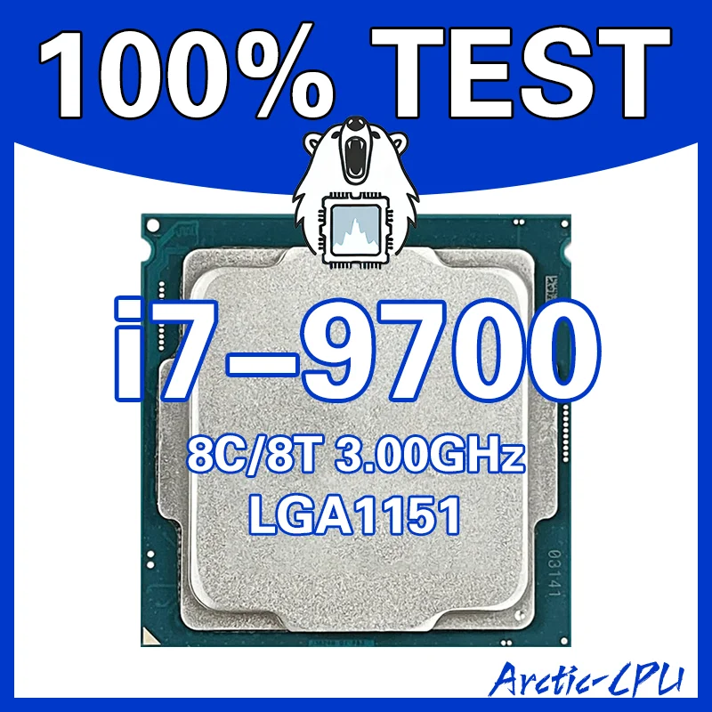 i7-9700 Arctic-CPU 100%TEST  8C/8T・3.00GHz LGA1151