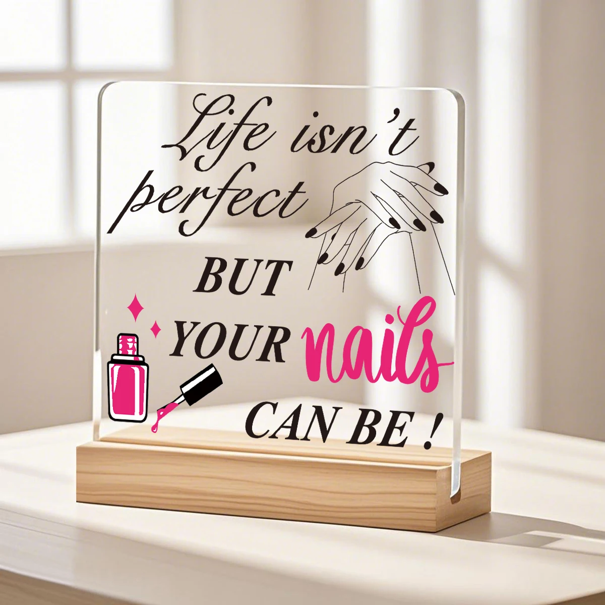 Acryl Nagels Art Prop Nagelstudio Tafelblad Stand Decor Nail Art Works Show Board Press-on Nagels Nailfie Foto Prop