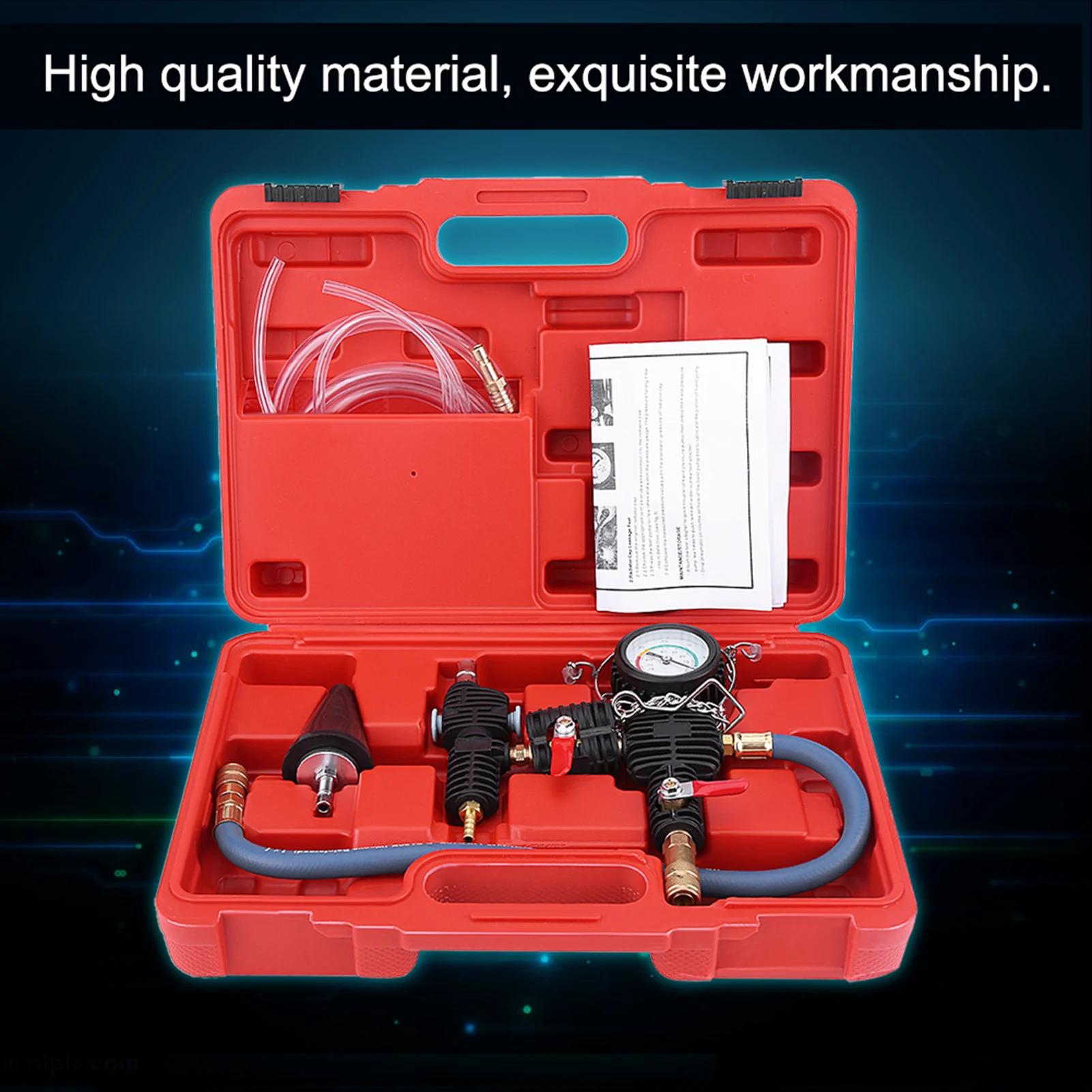 

Cooling System Vacuum Purge & Coolant Refill Kit with Carrying Case for Car SUV Van Cooler
