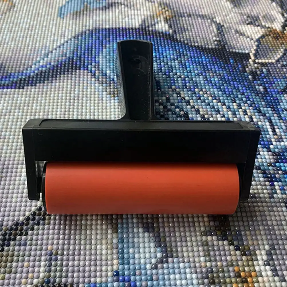 

2 Pcs Roller Rubber Accessories Vinyl Tools Craft Supplies Teaching Aids Roller Diy Kit