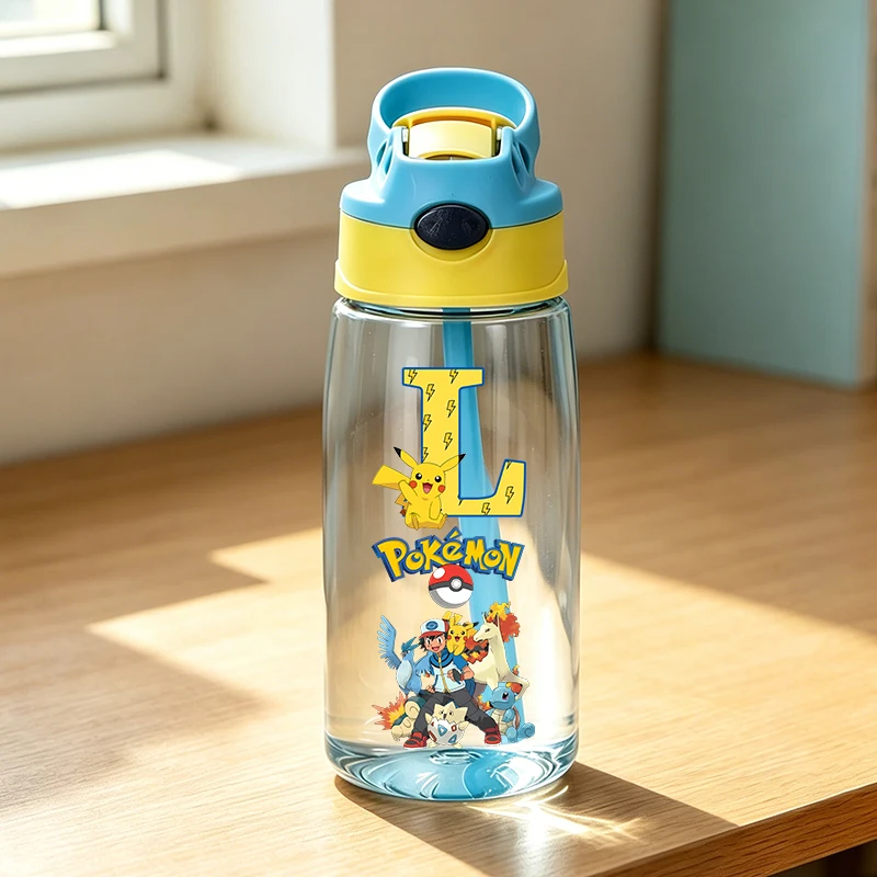 Бутылки-для-воды-с-изображением-покемонов-спортивные-бутылки-с-соломинкой-и-буквами-a-z-для-путешествий-фитнеса-тренажерного-зала-портативные-поилки-для-мальчиков