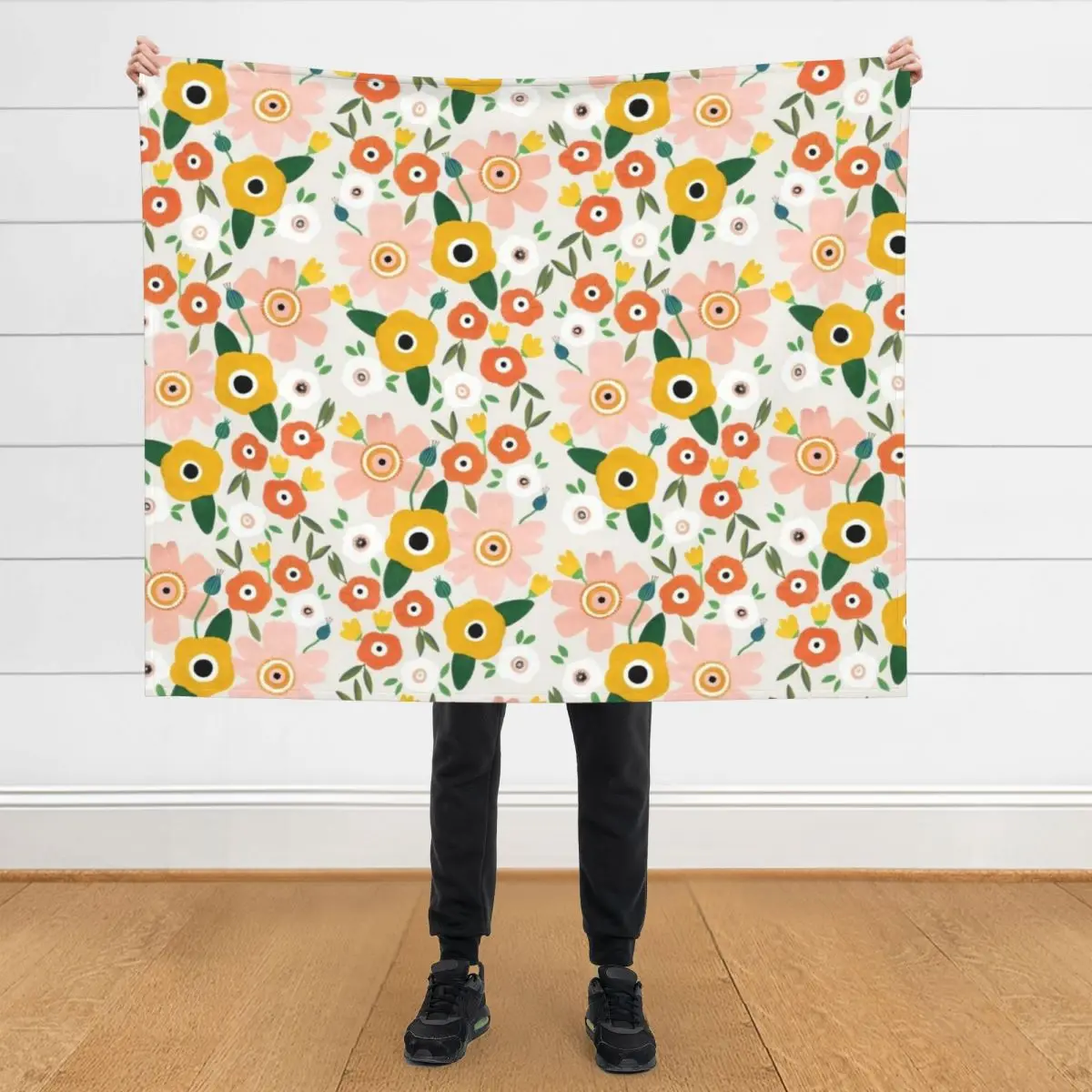 

Cheerful Throw Blanket Vintage Picnic For Decorative Sofa Furry Blankets