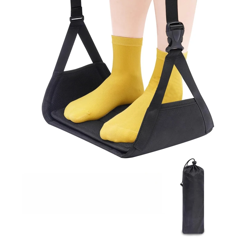 

Tiptoe artifact sleeping sedentary hanging folding foot support long-distance high-speed rail second-class travel business trip
